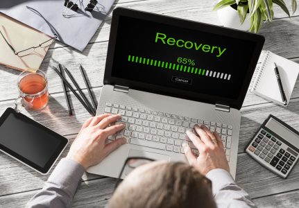data backup restoration recovery restore browsing plan network corporate networking reserve business concept - stock image