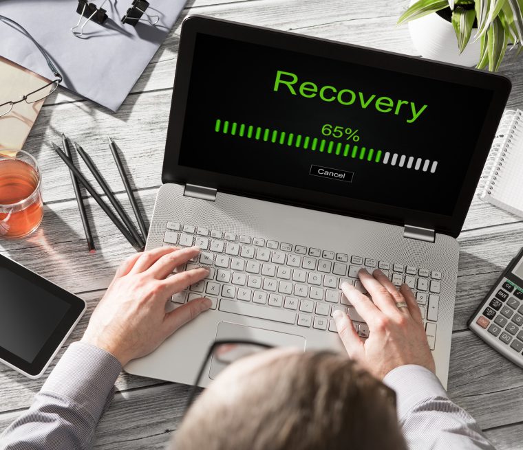 data backup restoration recovery restore browsing plan network corporate networking reserve business concept - stock image
